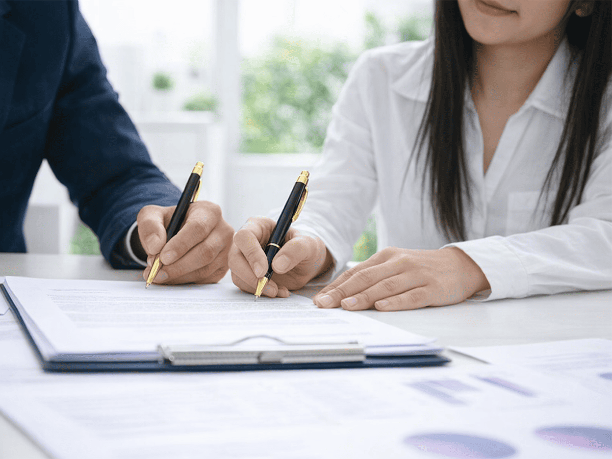 подписание договора лизинга